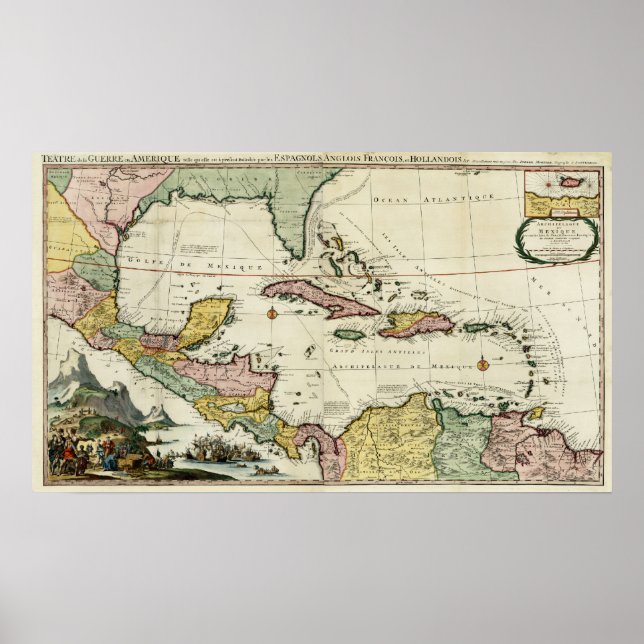 1705 Gulf of Mexico Poster (Front)