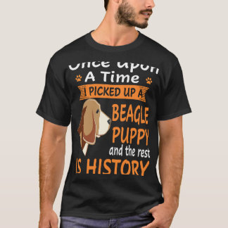 170 One Upon A Time  Beagle Puppy T-Shirt