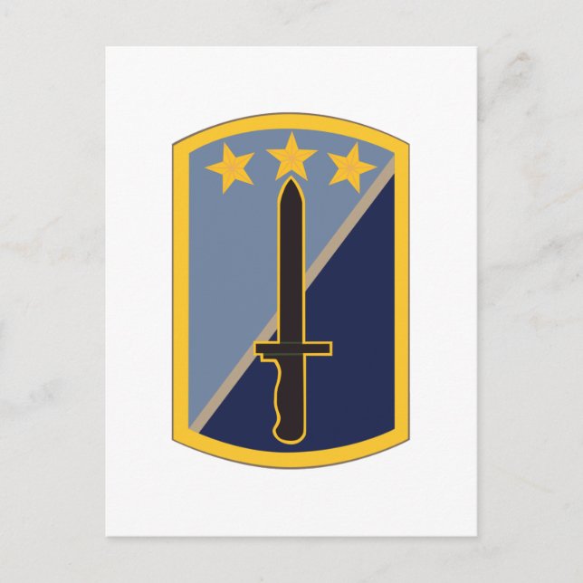 170th Infantry Brigade Combat Team Postcard (Front)