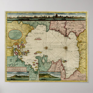 1720 Chart of Caspian Sea