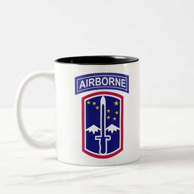 172Nd Airborne Tshirt Army Two-Tone Coffee Mug (Left)
