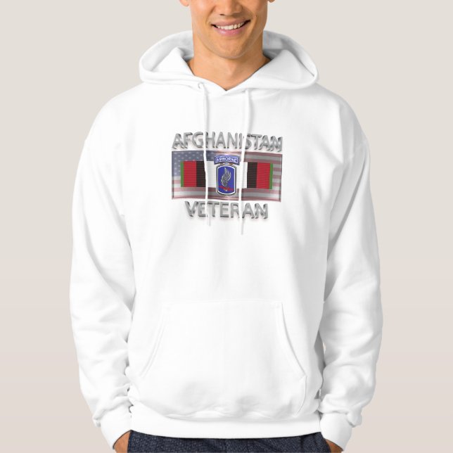 173rd Airborne Brigade Afghanistan Veteran Hoodie (Front)