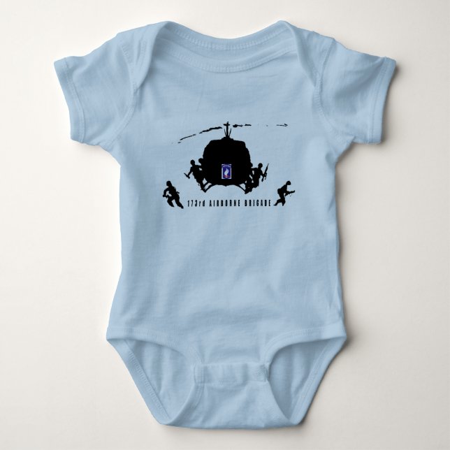 173rd AIRBORNE BRIGADE Baby Bodysuit (Front)