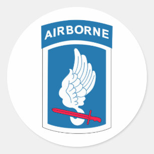 173rd Airborne Brigade Classic Round Sticker