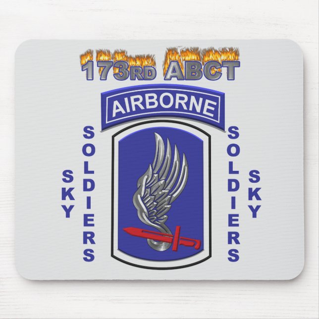 173rd Airborne Brigade Combat Team Mouse Mat (Front)