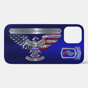 173rd Airborne Brigade Combat Team Veteran Eagle iPhone 12 Case