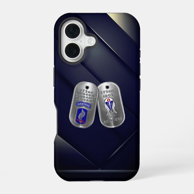 173rd Airborne Brigade  iPhone 16 Case (Back)