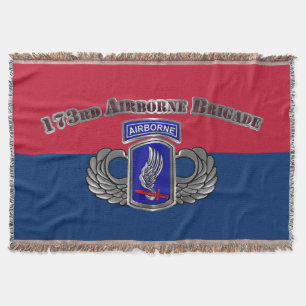 173rd Airborne Brigade Throw Blanket