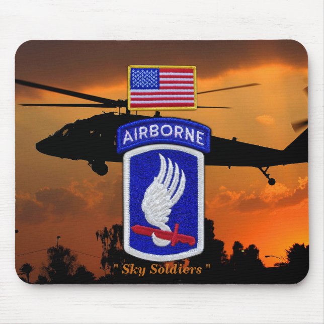 173rd airborne brigade veterans vets mouse mat (Front)