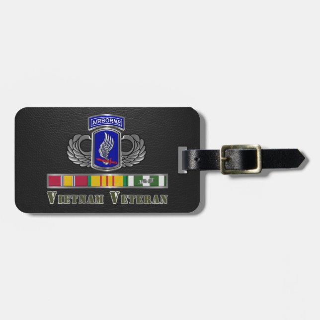 173rd Airborne Brigade  Vietnam Veteran Luggage Tag (Front Horizontal)