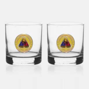 173rd Airborne Brigade Vietnam Veteran  Whiskey Glass