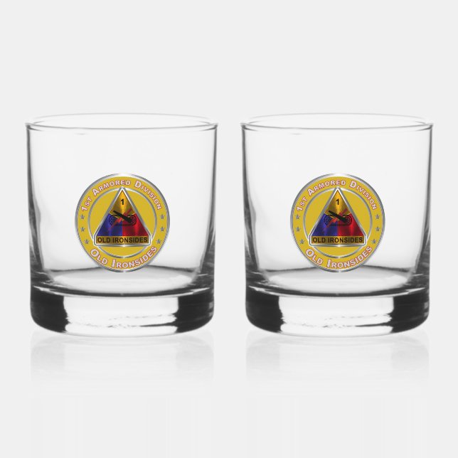 173rd Airborne Brigade Vietnam Veteran  Whiskey Glass (Front)