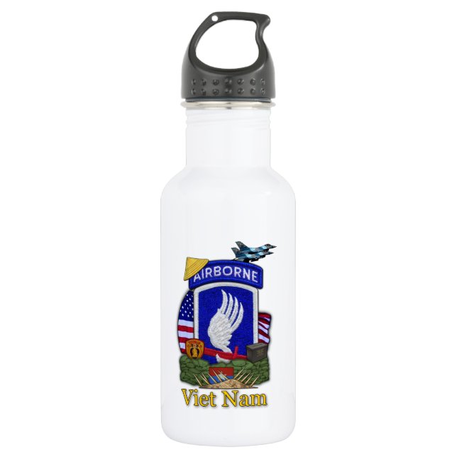 173rd airborne brigade vietnam war vets water Bott 532 Ml Water Bottle (Front)