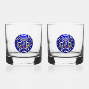 173rd Airborne Brigade  Whiskey Glass