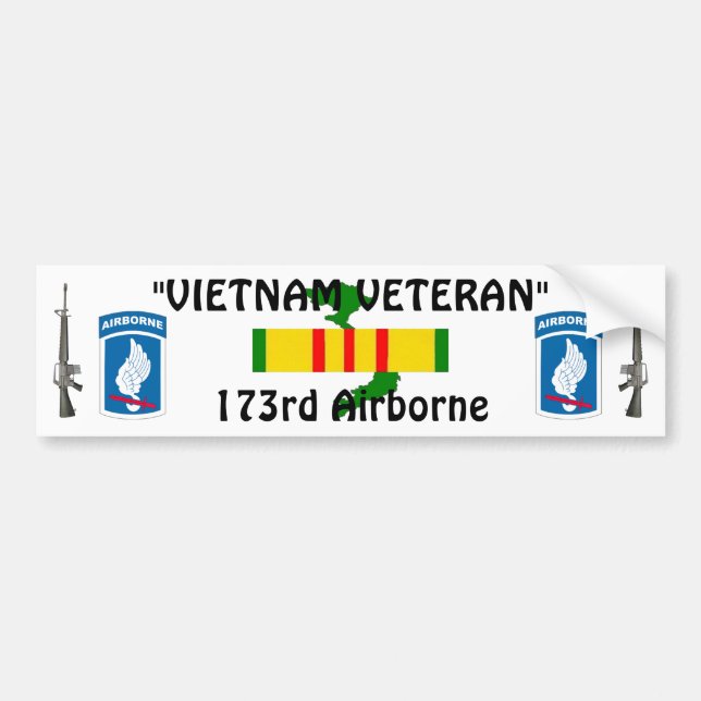 173rd Airborne bumper sticker (Front)