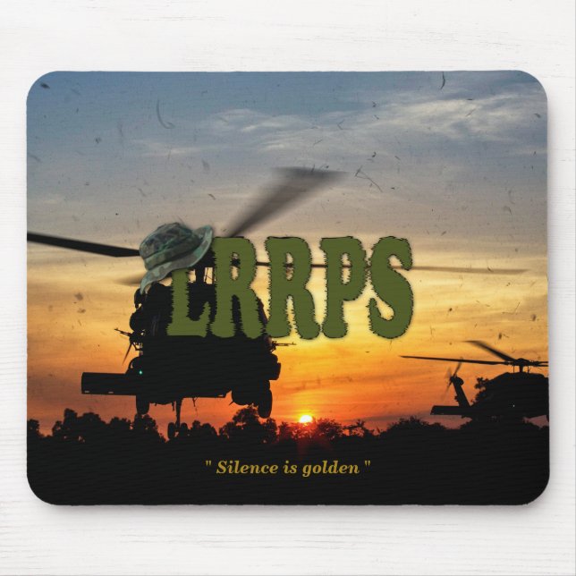 173rd airborne LRRPS LRRP vietnam vets Mousepad (Front)