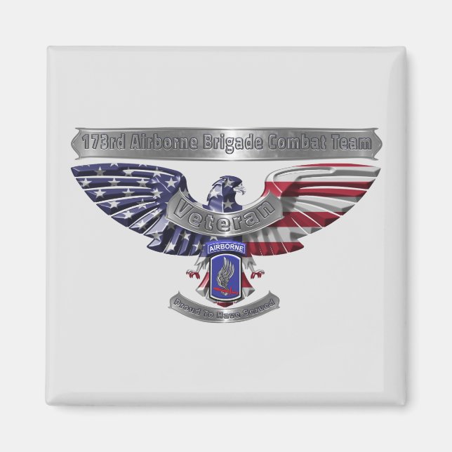 173rd Airborne “Proud To Have Served” Magnet (Front)