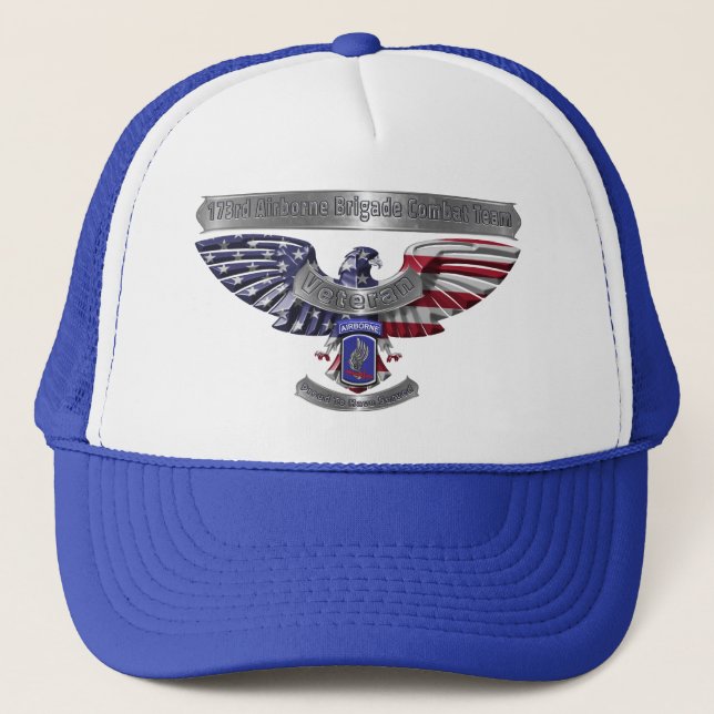 173rd Airborne “Proud To Have Served” Trucker Hat (Front)