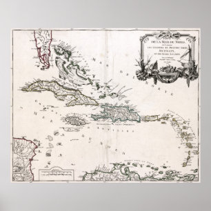 1750 West Indies Poster