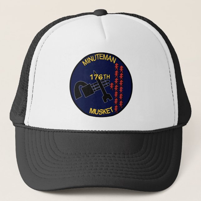 176th AHC Minuteman Musket Trucker Hat (Front)