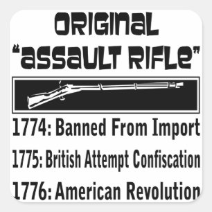 1774 The Original Assault Rifle Square Sticker