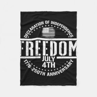1776 2026 250th Anniversary Declaration Of Indepen Fleece Blanket