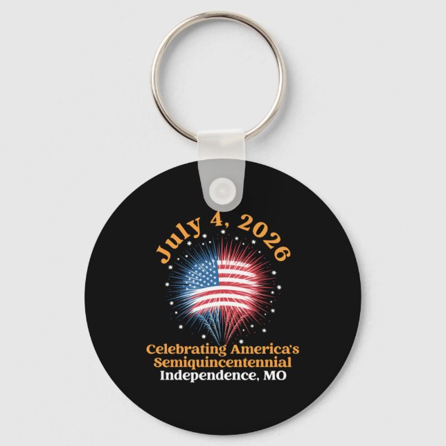 1776-2026 Independence, Missouri Americas 250th Bi Key Ring (Front)