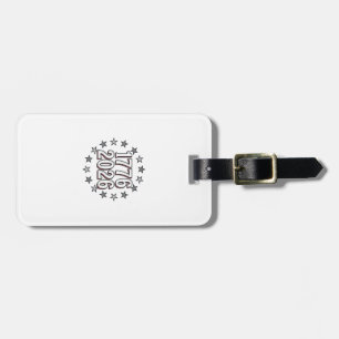 1776 2026 Patriotic Stars Vintage Vector Design_1 Luggage Tag