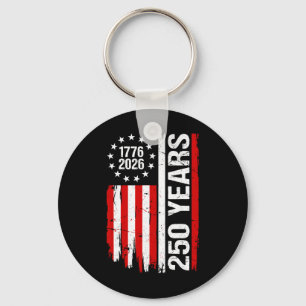 1776 2026 Usa Flag - Cool 250th Anniversary 4th Ju Key Ring