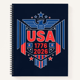 1776-2026 USA NOTEBOOK