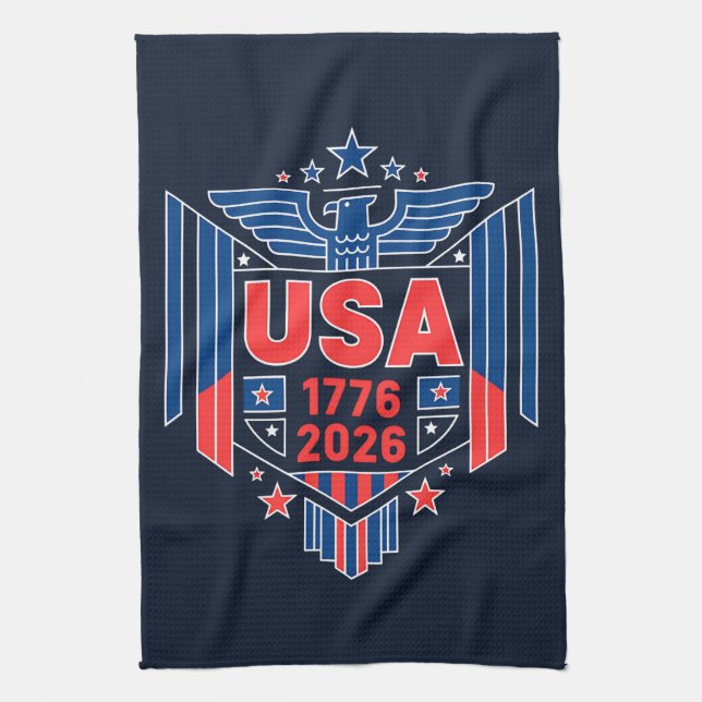 1776-2026 USA  TEA TOWEL (Vertical)