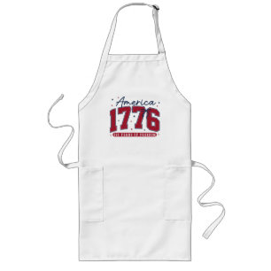 1776 America 250 Years for Freedom Long Apron