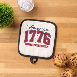 1776 America 250 Years for Freedom Pot Holder