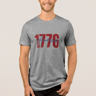 '1776 America' 250th Anniversary 4th of July Tri-Blend Shirt