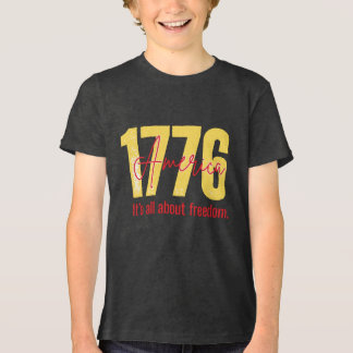 1776 America – It's all about freedom Tri-Blend Shirt