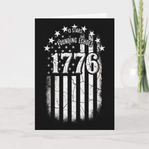 1776 American Flag Betsy Ross 13 Stars Usa 4th Of Card