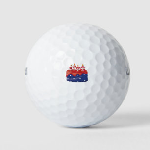 1776 Birthday Cake Golf Balls