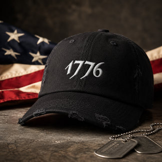 1776 Embroidered American Hat