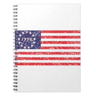 1776-flag notebook