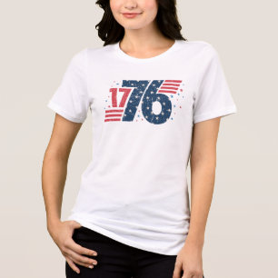 1776, Independence Day, 4th of July Tri-Blend Shirt