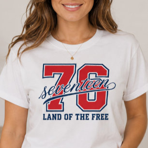 1776 Land of the Free Shirt