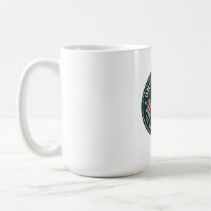 1776 Liberty Torch — Vintage Americana Seal Coffee Mug