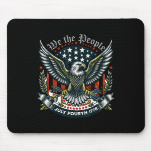 1776 Life Liberty Pursuit Of Happiness 4th Of July Mouse Mat