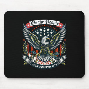 1776 Life Liberty Pursuit Of Happiness 4th Of July Mouse Mat