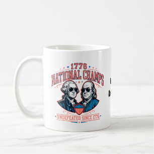 1776 National Champs Vintage Graphic Undefeated Coffee Mug