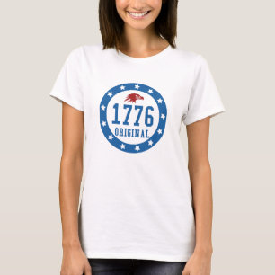1776 Original 4 July Badge T-Shirt