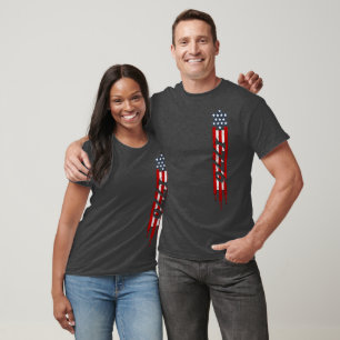 1776 Patriotic Cutout T-Shirt