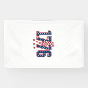 1776 Patriotic Lightning Bolt Vintage Graphic Tee_ Banner