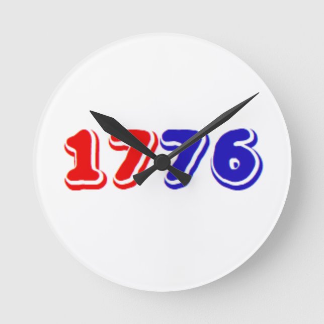 1776 ROUND CLOCK (Front)
