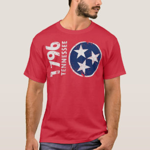 1776 Tennessee State Flag Retro Fade T-Shirt